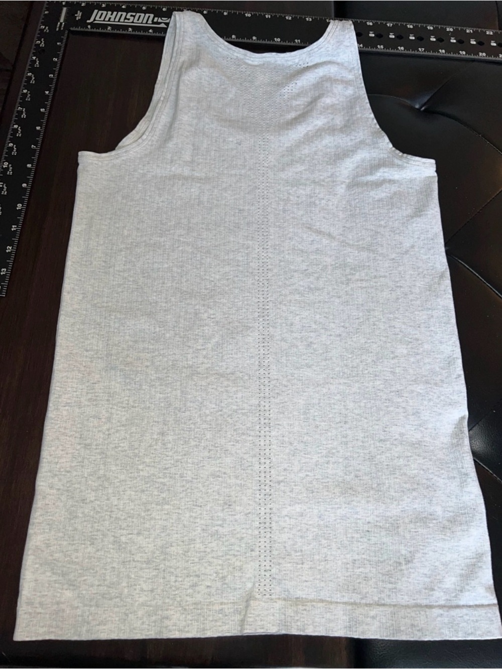Athleta Heather Gray Ribbed Tank